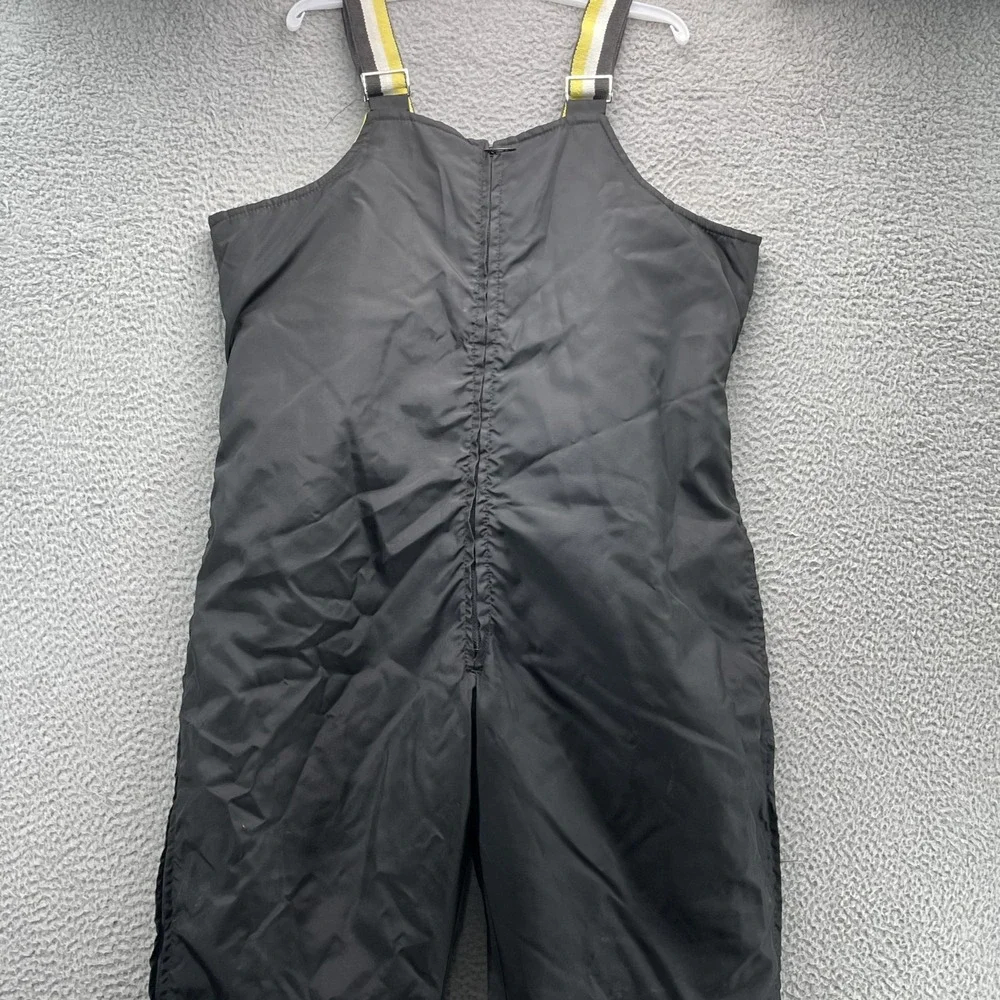 VTG John Deere Snow Bib Overalls Men's 46x34* Quilt Lined Snowboard Workwear Ski